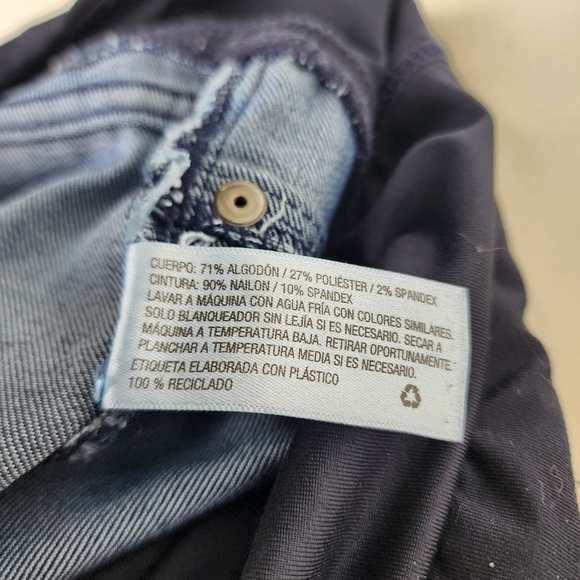 Isabel Maternity Jegging Jeans Women Blue Denim Stretch Panel Size 6 - Picture 6 of 8